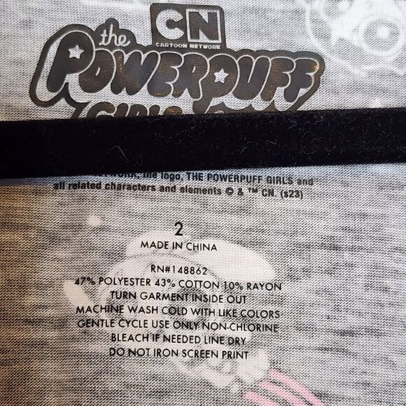 2X 18W 20W Torrid Black Powerpuff Girls Jersey Knit Cardigan Sweater Bubbles - Picture 4 of 8
